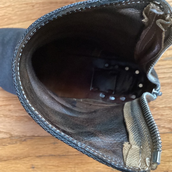 Guidi women’s dark brown backzip boots size 37.5 - Picture 5 of 8